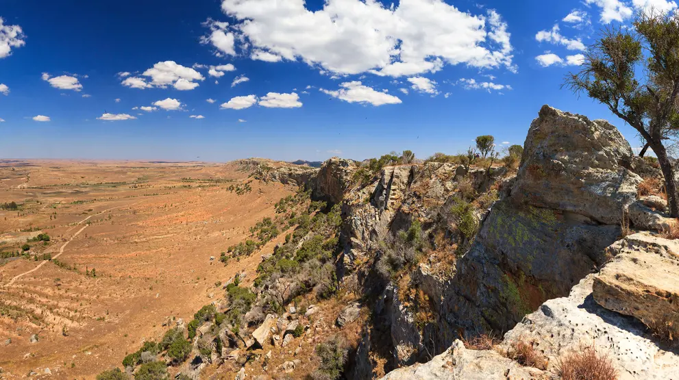 Smuk udsigt over Pare National de I'Isalo - Rejser til Madagaskar