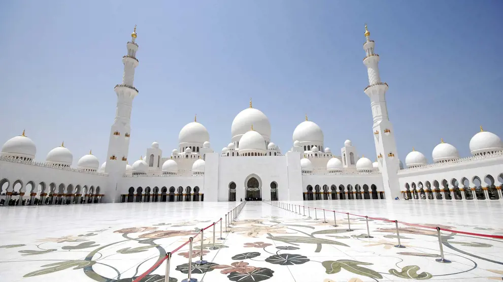 Rejser til Abu Dhabi, sheik Zhayed moske