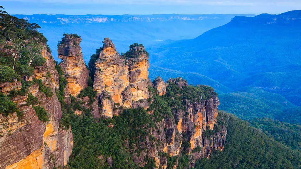 Blue Mountains National Park med "The Three Sisters"