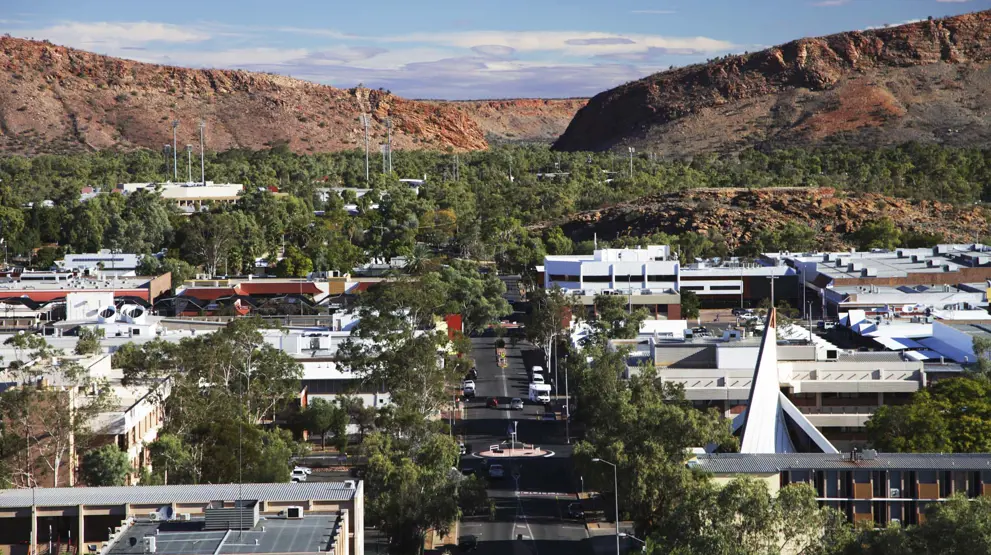 Alice Springs - byen midt i Australien