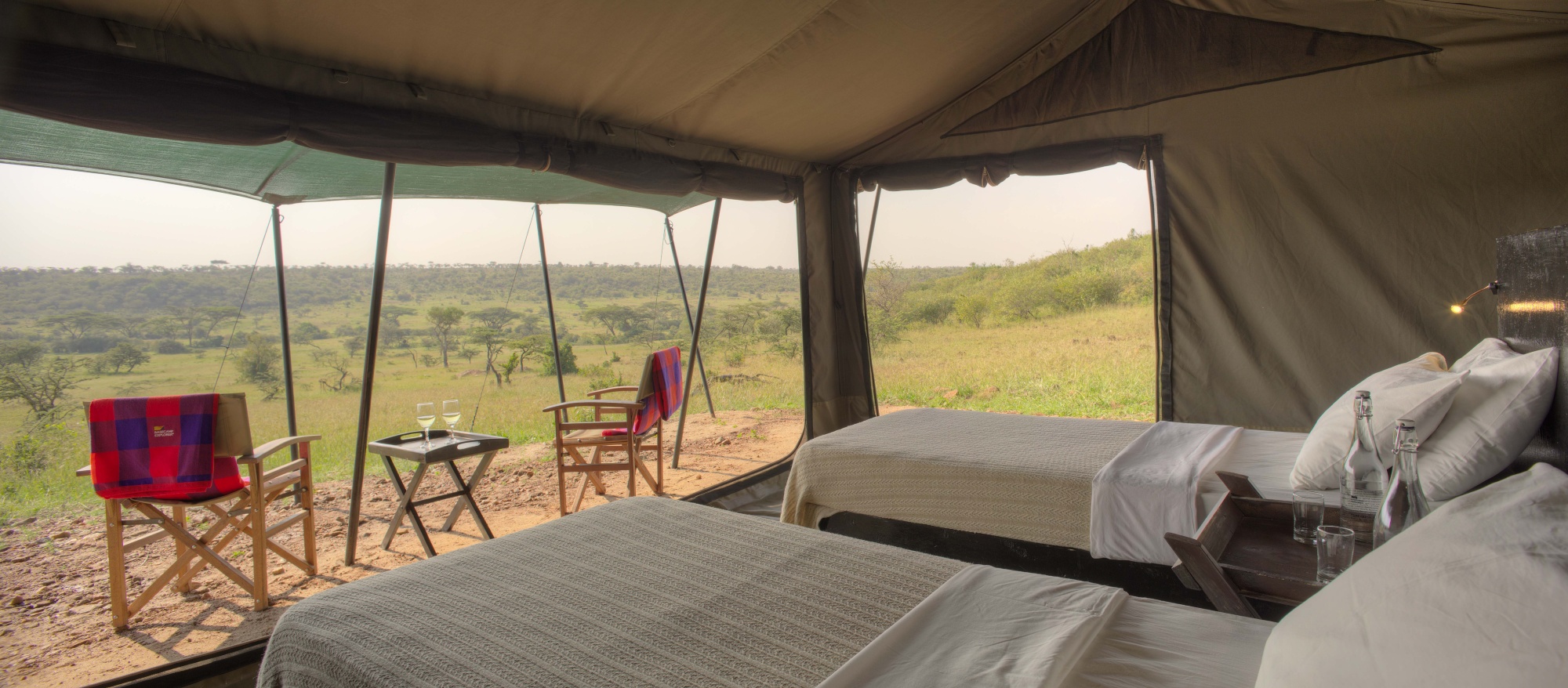 Enkelt, men komfortabelt telt. Foto: Basecamp Explorer