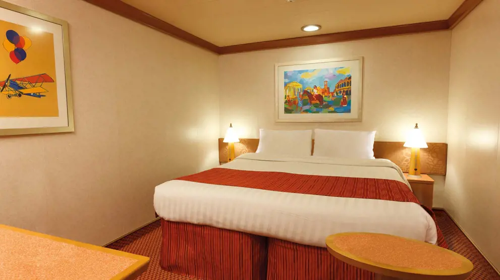 Eksempel på indvendig kahyt på Costa Favolosa