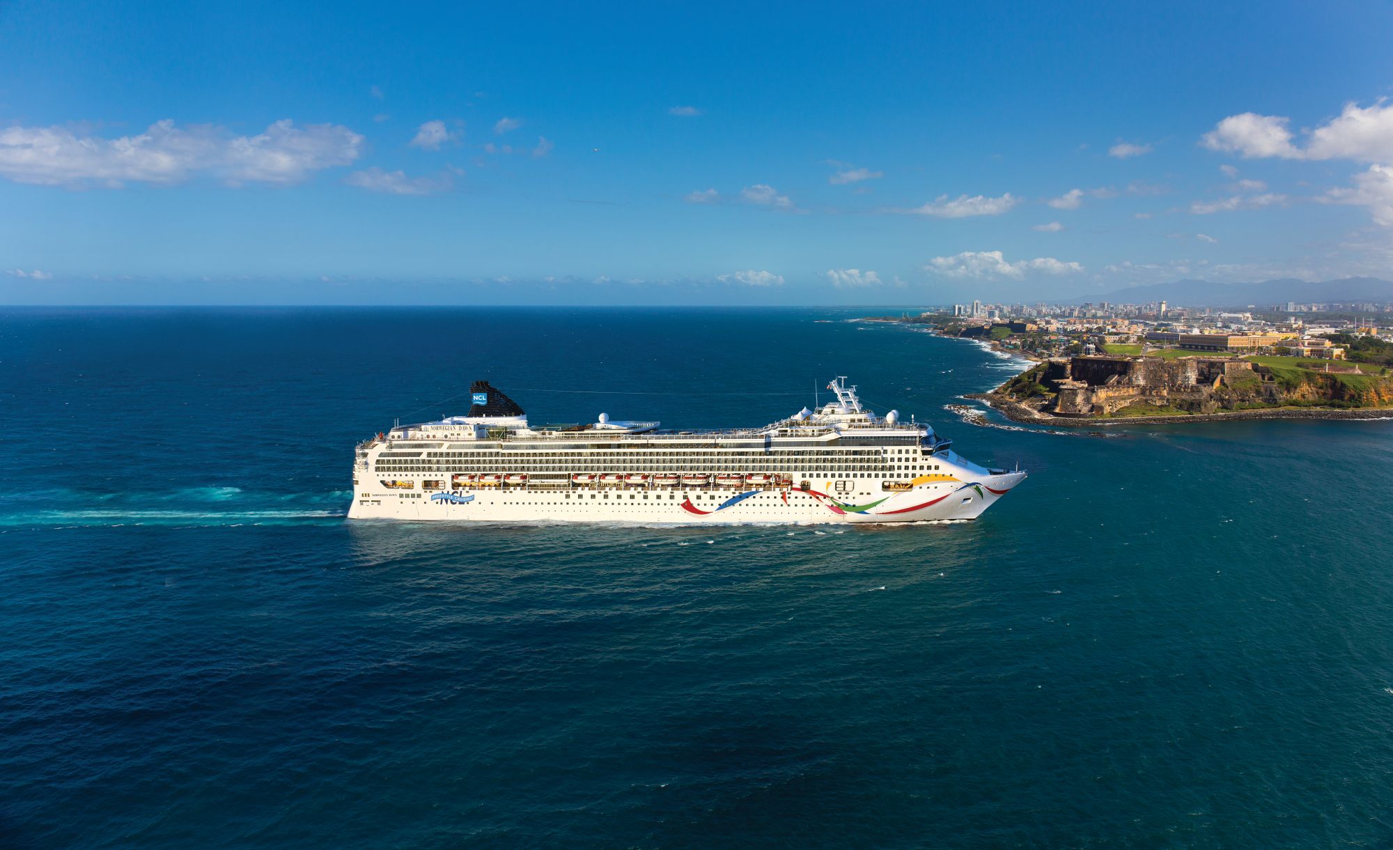 Norwegian Dawn i San Juan, Puerto Rico