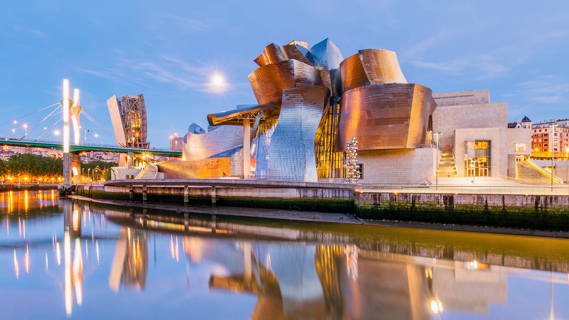 Det ikoniske Guggenheim Museum i Bilbao