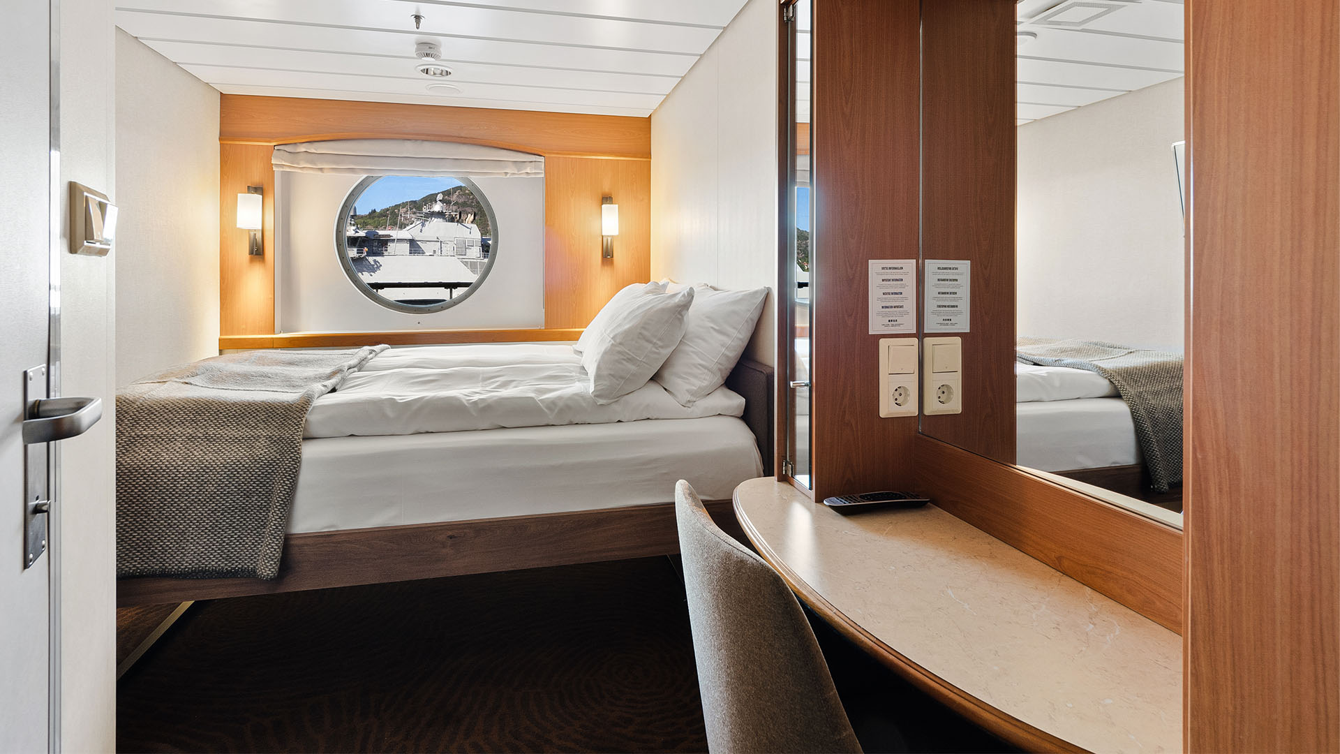 Udvendig Polar-kahyt på MS Trollfjord | Foto: Hurtigruten