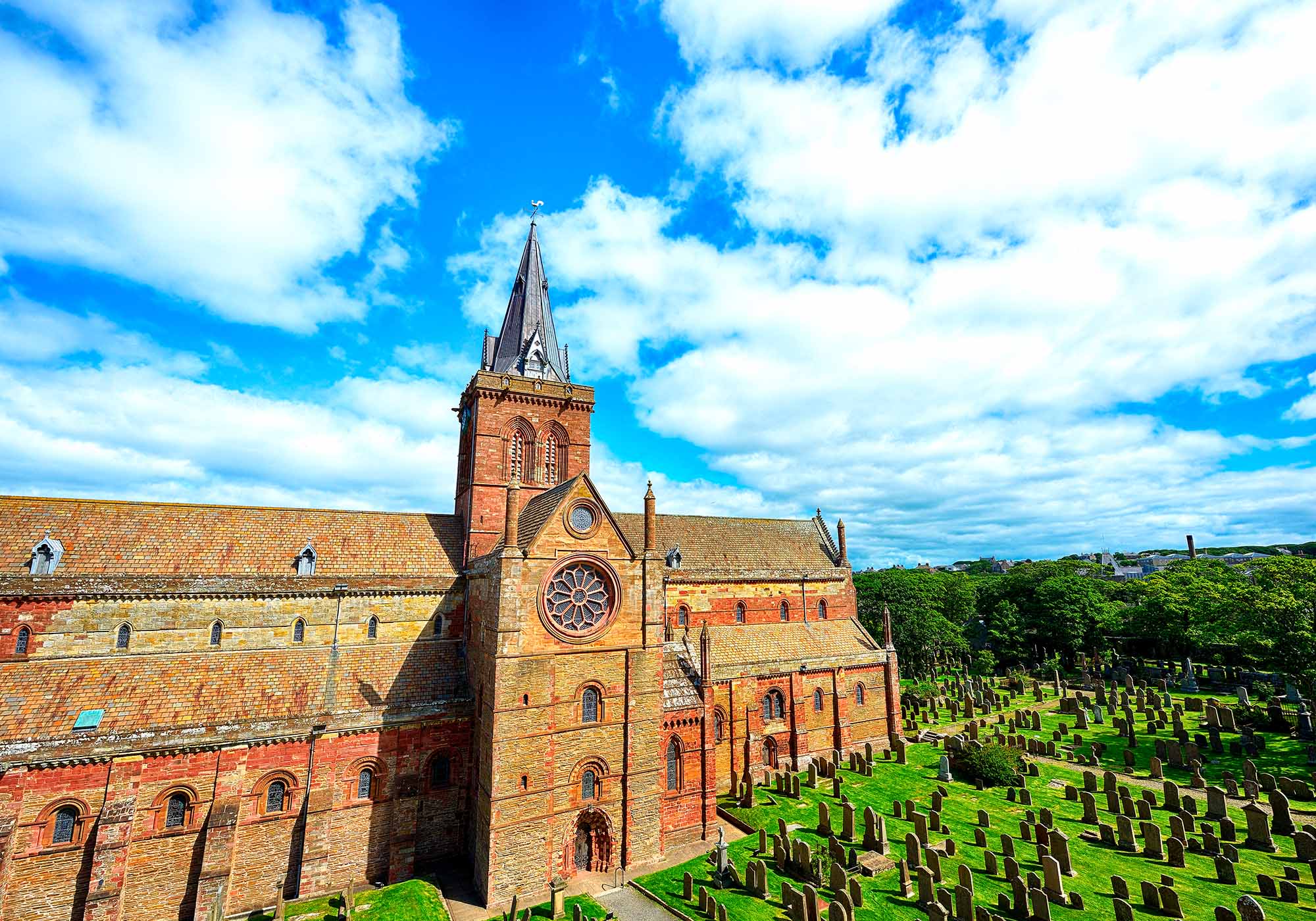 St. Magnus Cathedral, en af Storbritanniens bedst bevarede middelalderkirker