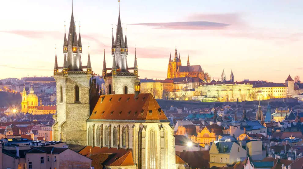 Studietur med tog til Prag