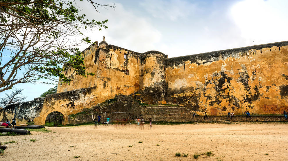 Fort Jesus i Mombasa er en UNESCO-attraktion i Kenya