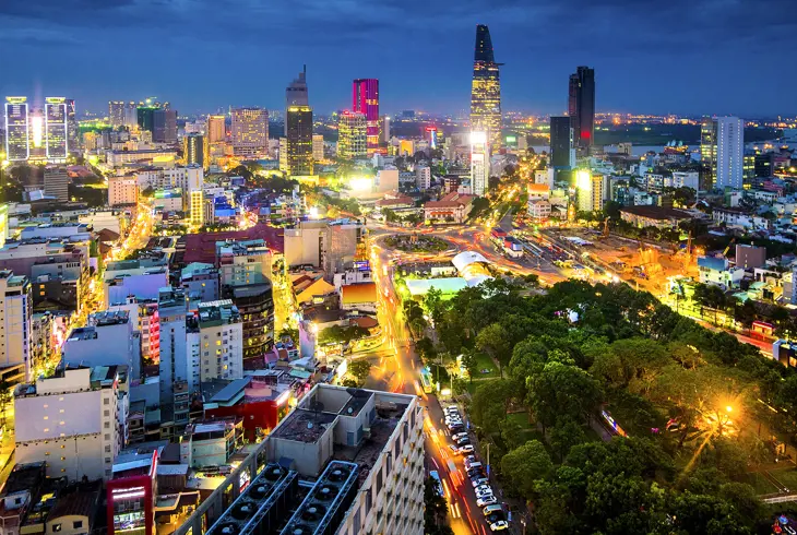 I Saigon (Ho Chi Minh City) vil I opleve det sprudlende byliv
