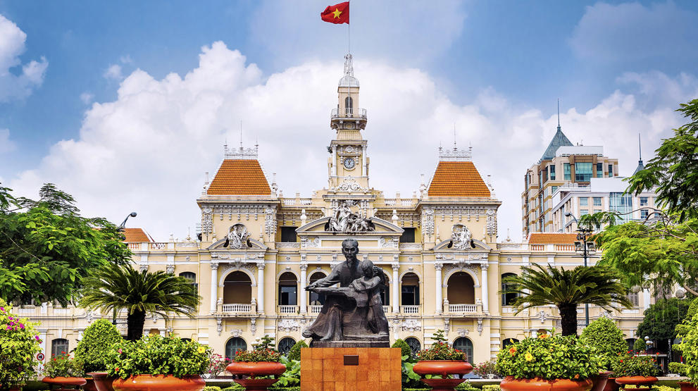 Rådhuset i Ho Chi Minh City - Rejser til Vietnam