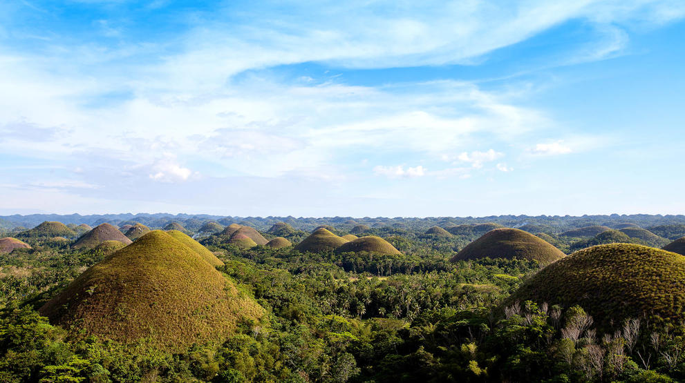 Snyd ikke jer selv for udsigten over de ikoniske Chocolate Hills i Bohol provinsen