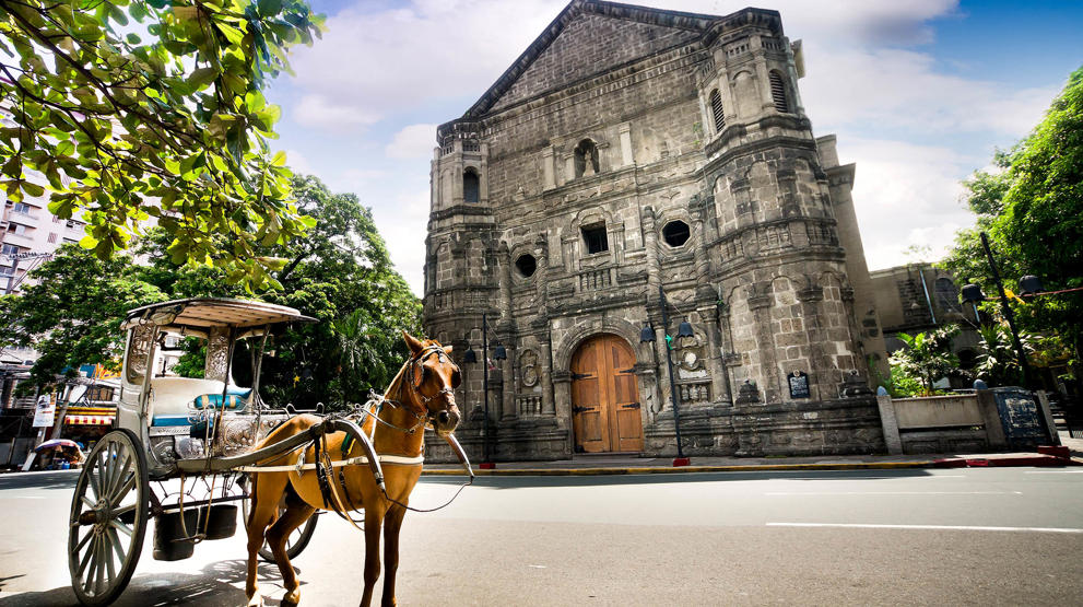 Intramuros, den gamle bydel i Manila
