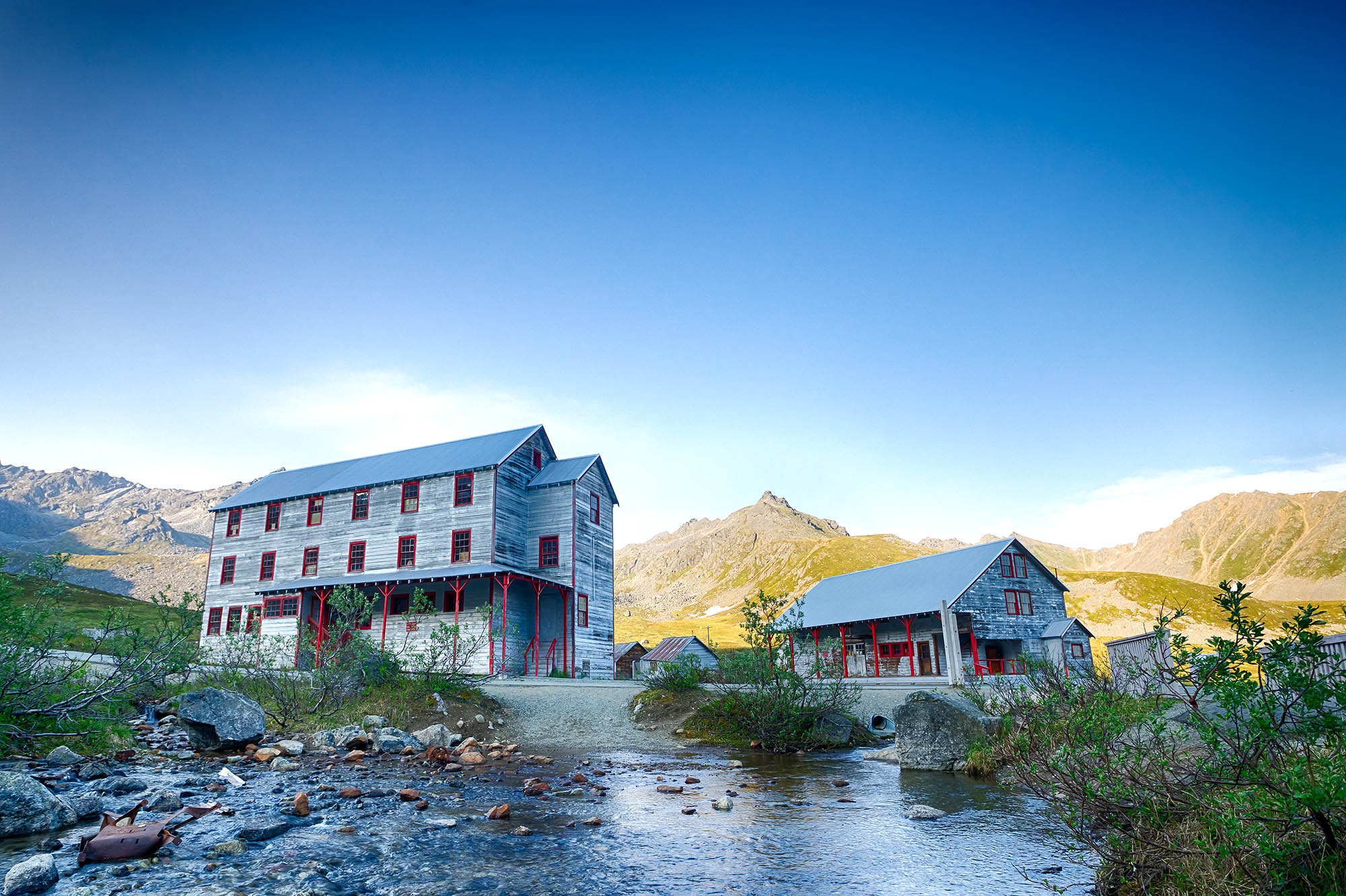 Gør stop ved det charmerende guldminesamfund, Talkeetna i Alaska