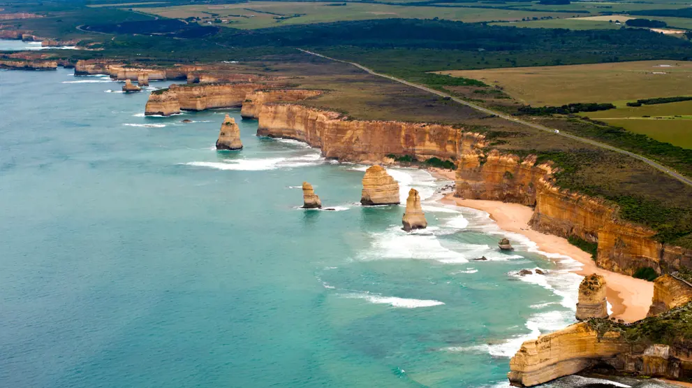Kom tæt på naturen langs den smukke kystrute Great Ocean Road på jeres kør selv ferie
