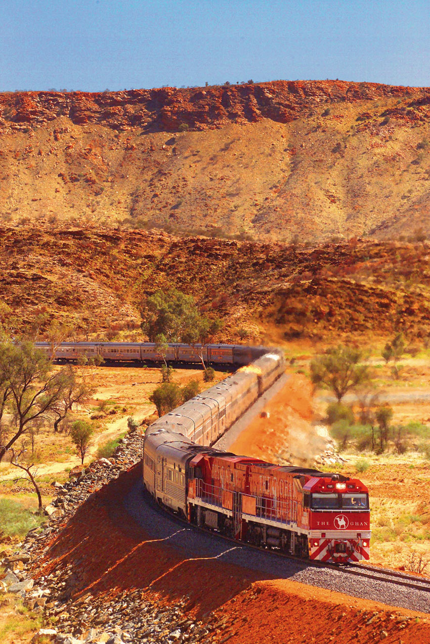 Togrejse i Australien - The Ghan
