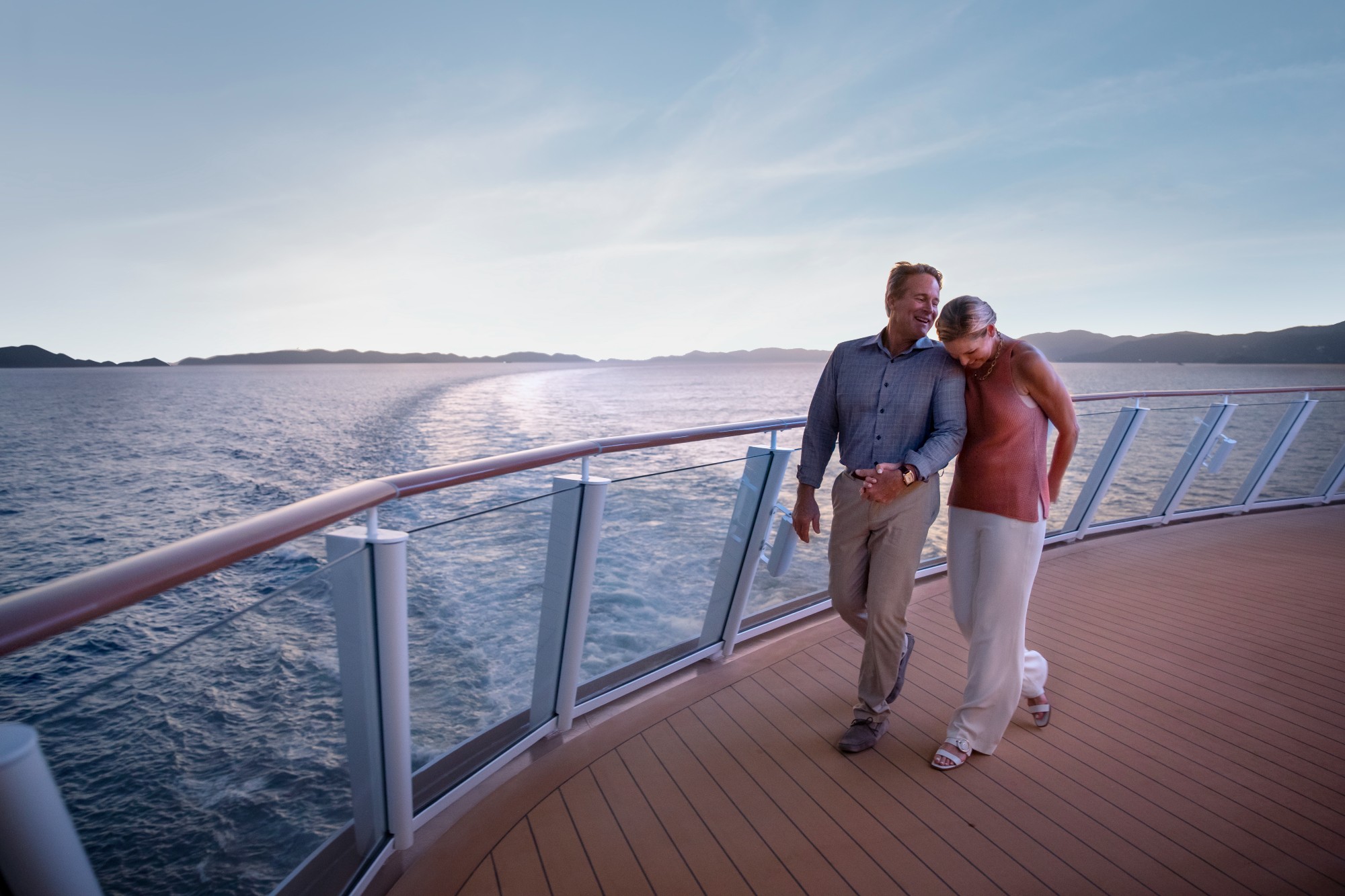 Agterdæk på Norwegian Encore