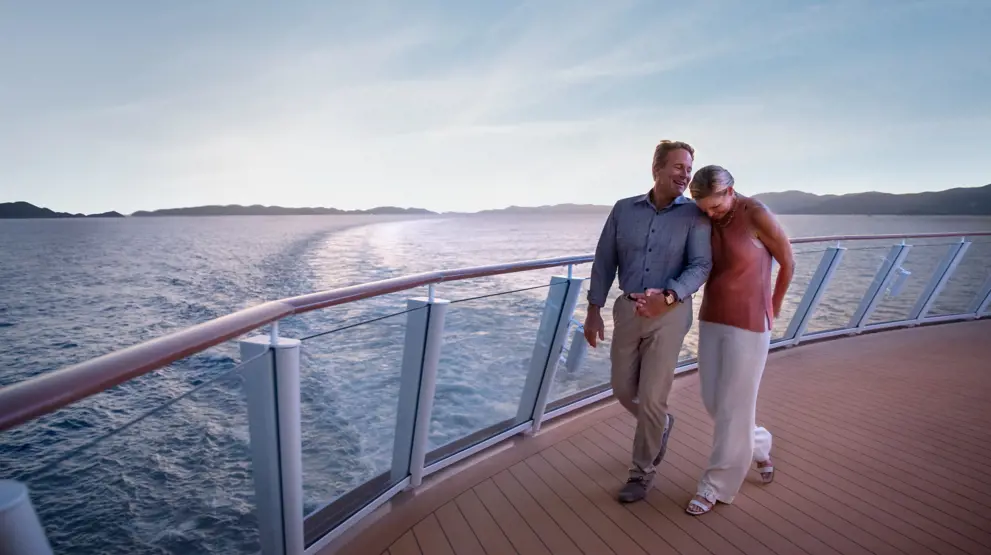 Agterdæk på Norwegian Encore