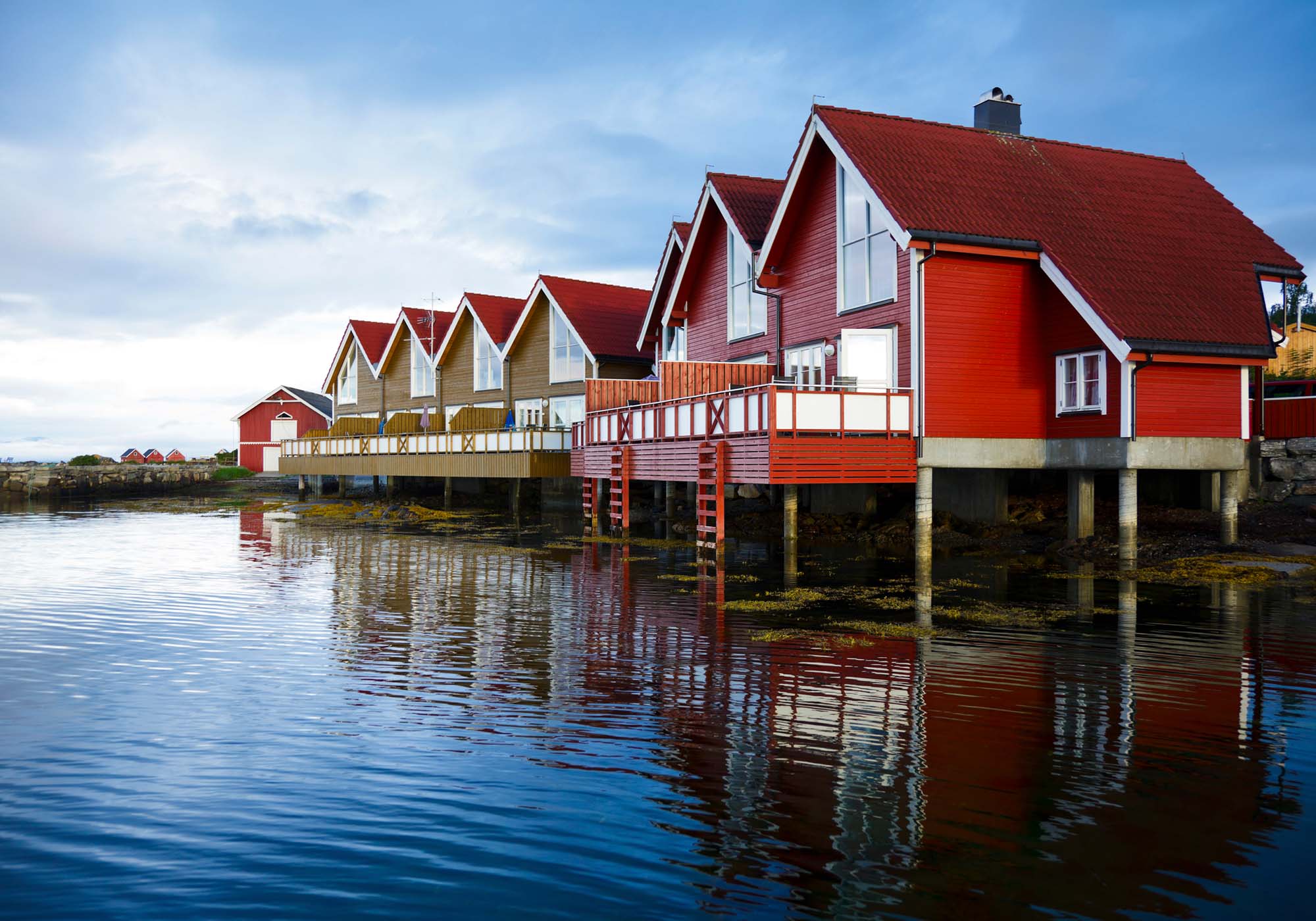 Flotte træhuse i Molde