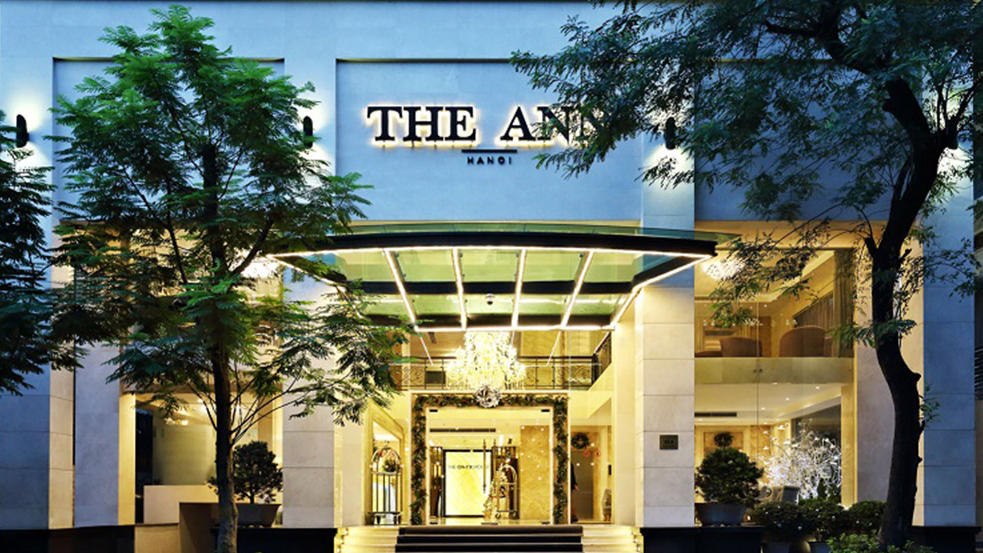 Indgangen til The Ann Hanoi