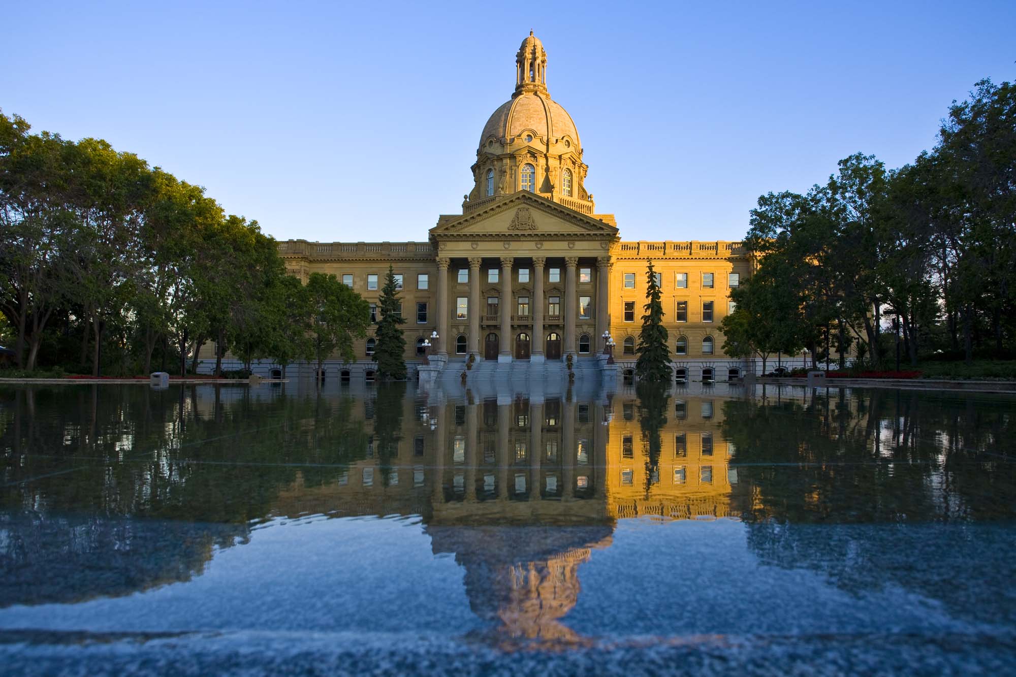 Alberta Legislative Building er et af Edmontons smukkeste monumenter