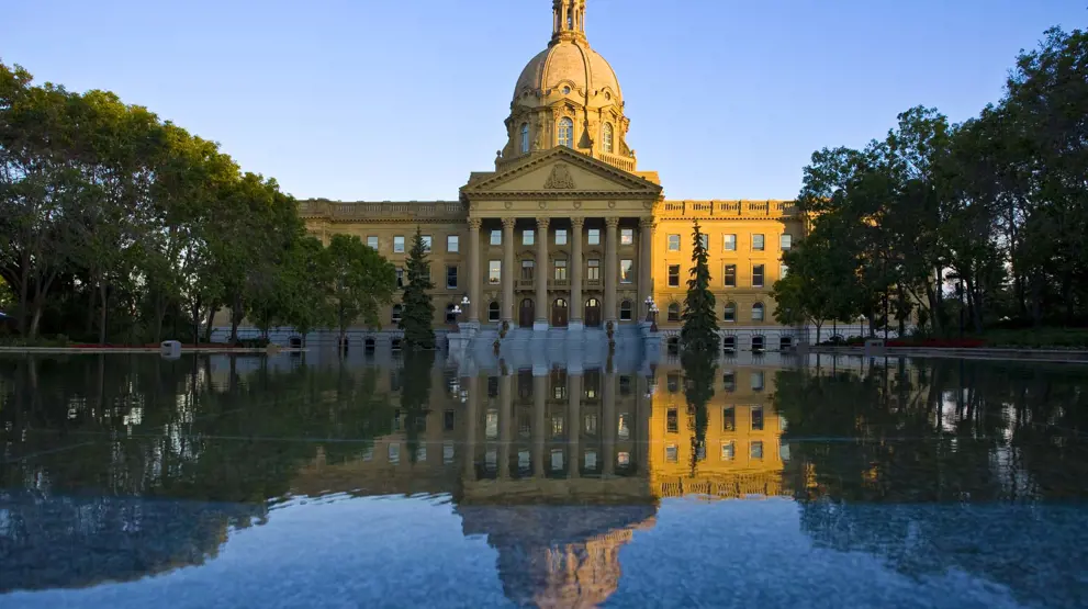 Alberta Legislative Building er et af Edmontons smukkeste monumenter