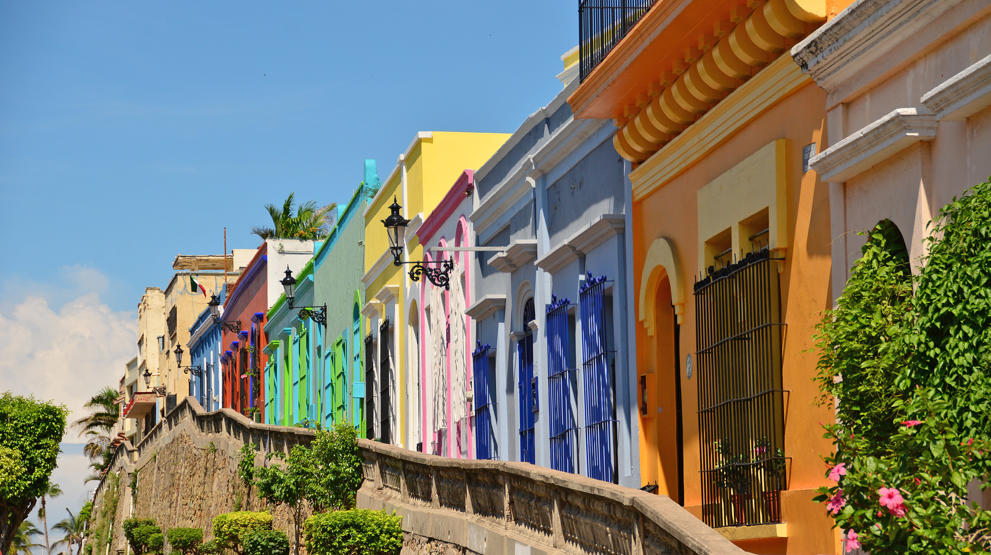 Besøg farverige Mazatlan i Mexico