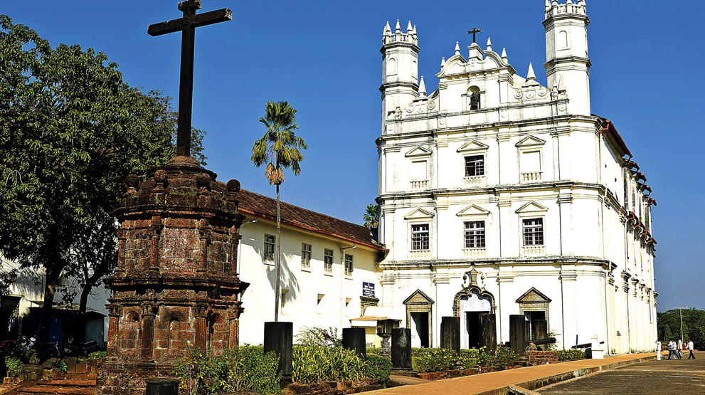 Gamle Goa i Indien med portugisiske reminiscenser