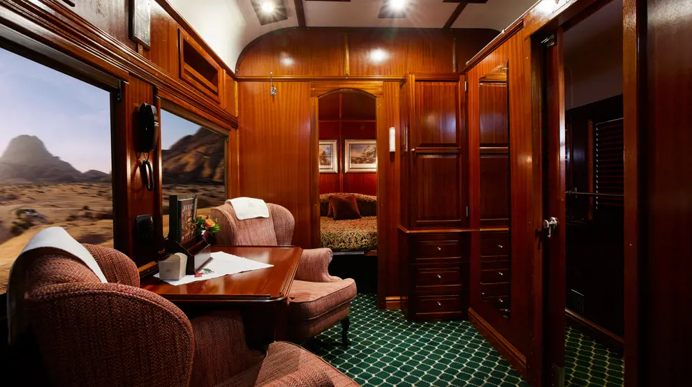 Royal Double Suite på Rovos Rail