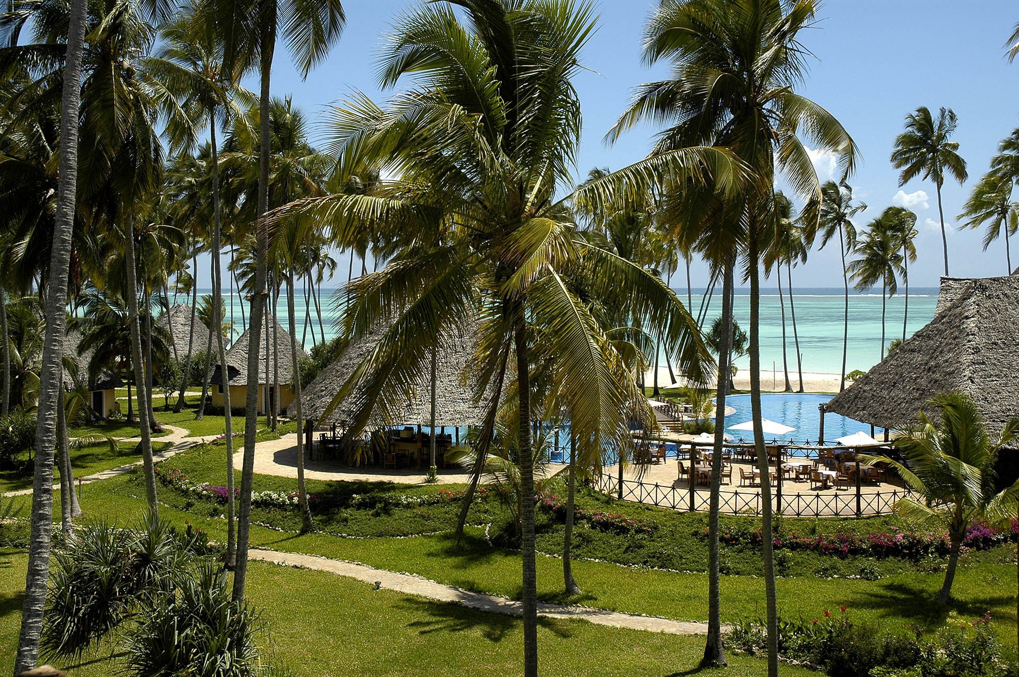 Ocean Paradise Resort ligger helt fantastisk på Zanzibar