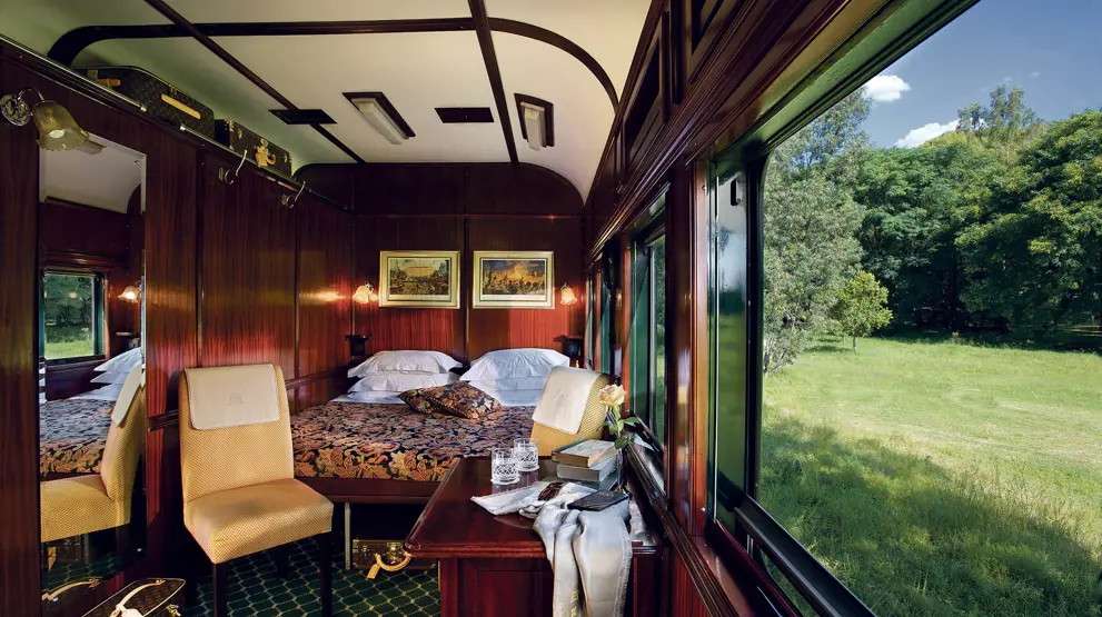 Deluxe Suite på Rovos Rail