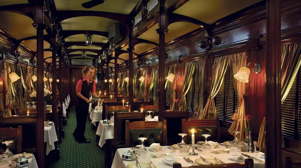 Eksklusiv restaurant med fornem betjening og service