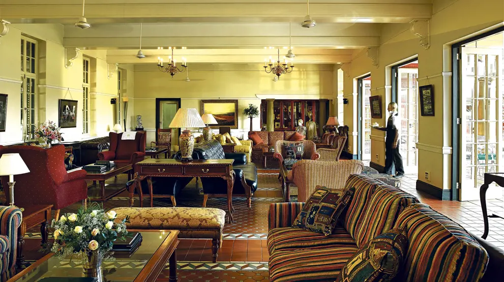 Den smagfulde lounge før afrejsen / ved hjemkomsten