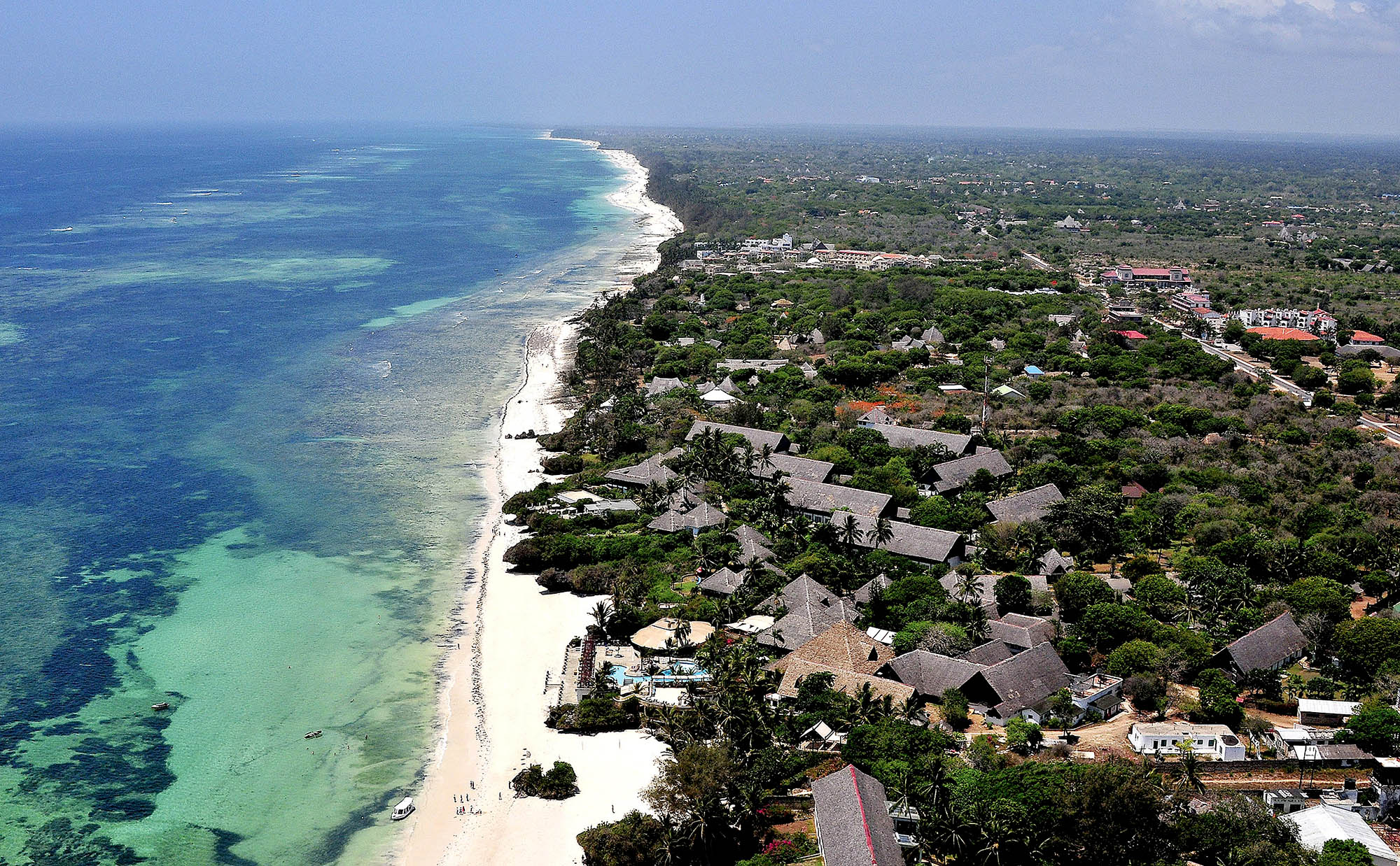 Leopard Beach Resort direkte ud til Diani Beach