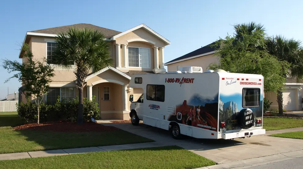 Biker Jens i autocamper