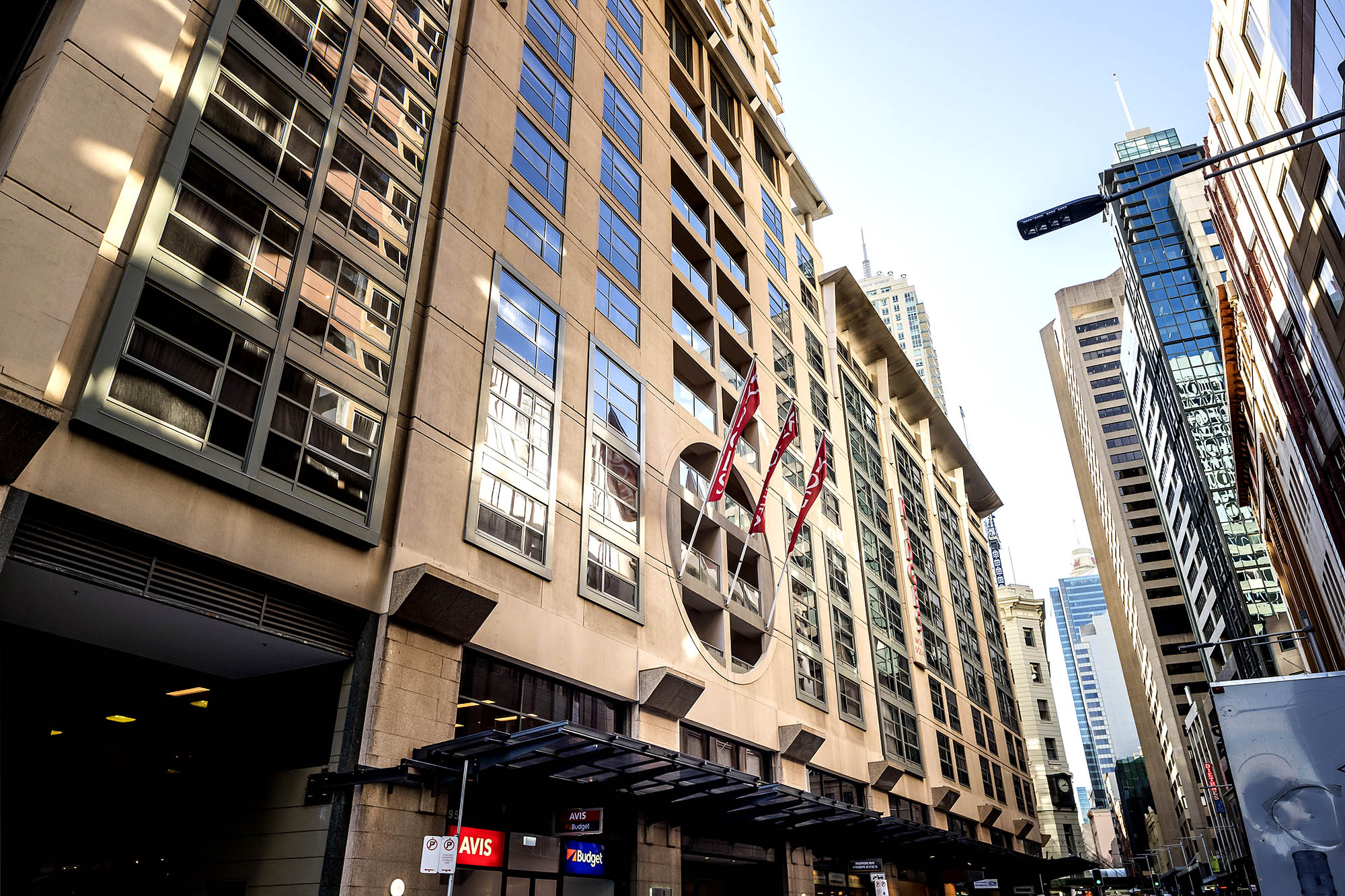 Rydges World Square Sydney | Hotellet set ude fra