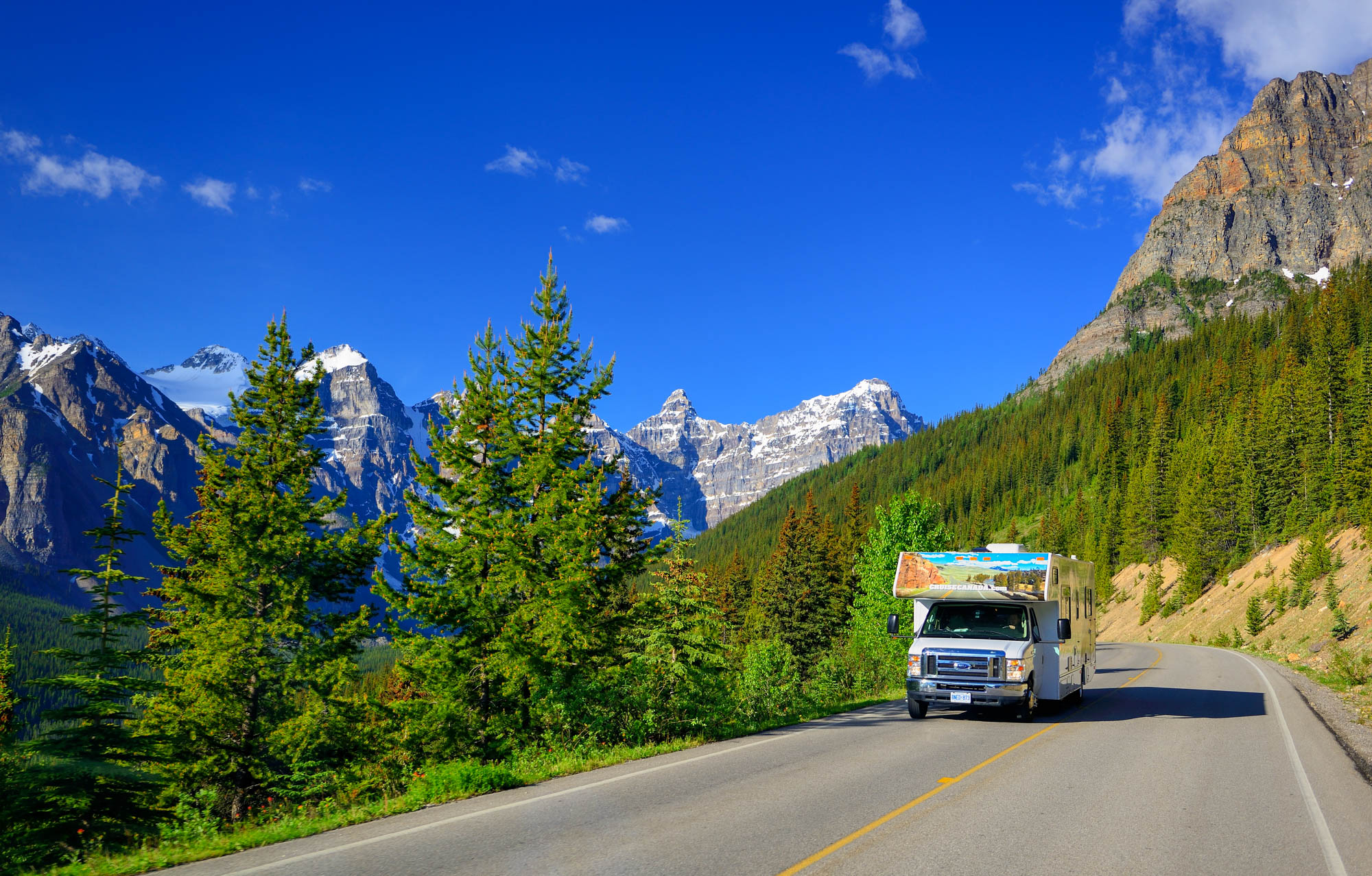 Moraine Lake Road, Banff National Park, Canada