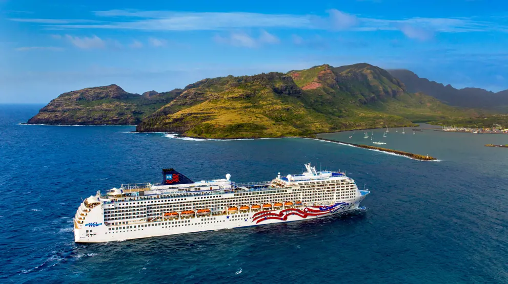 Norwegian Pride of America ved Hawaii
