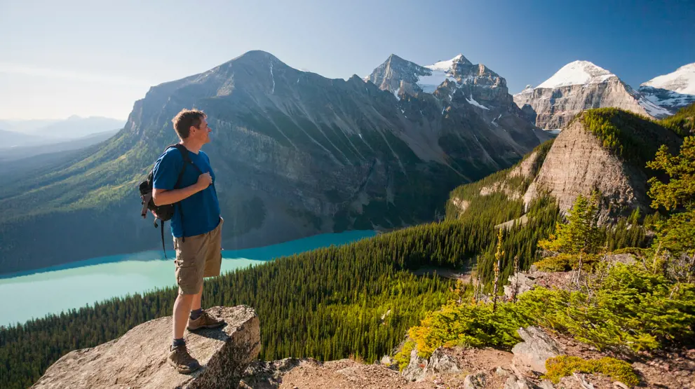 Vandretur ved Lake Louise, Banff National Park, Alberta, Canada