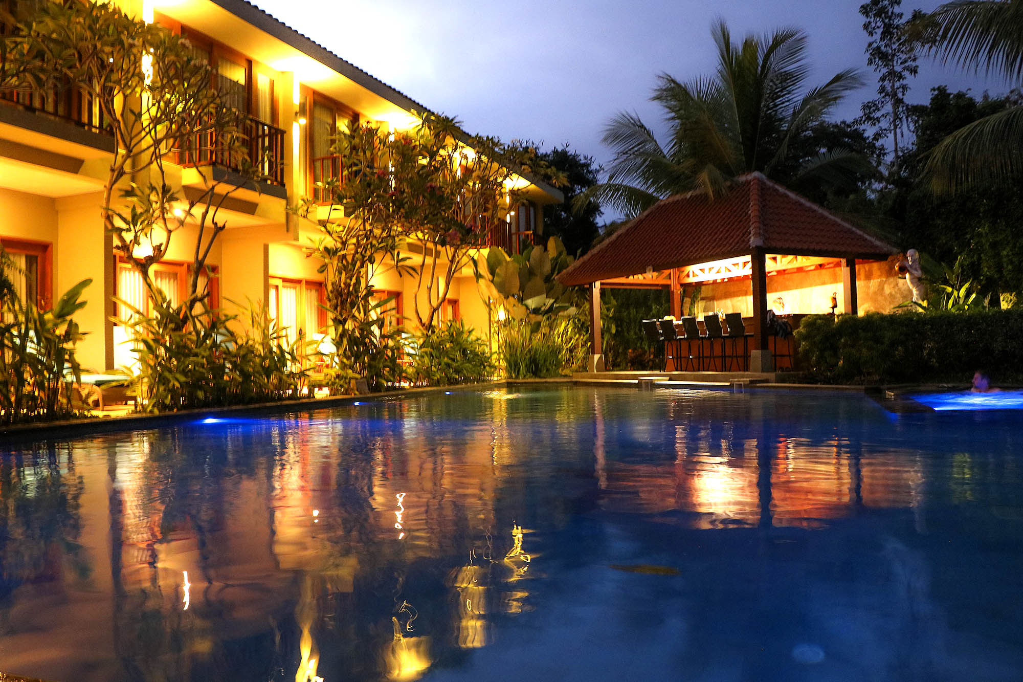 Poolomrpdet på Ubud Wana Resort