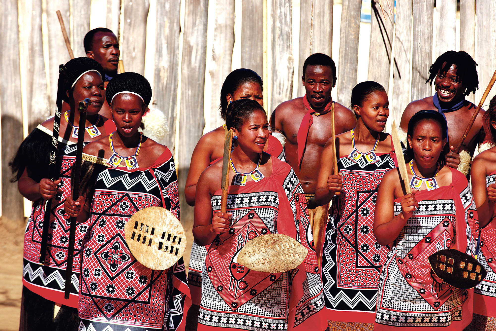 Oplev lokale kulturer, såsom Manzini-folket her i Eswatini (tidl. Swaziland)
