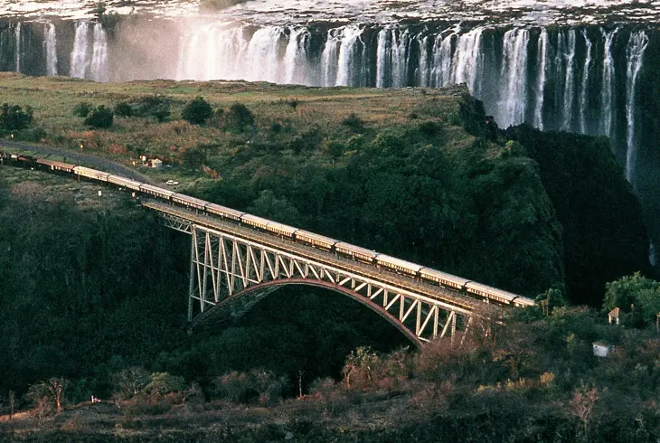 Rovos Rail ved Victoria Falls