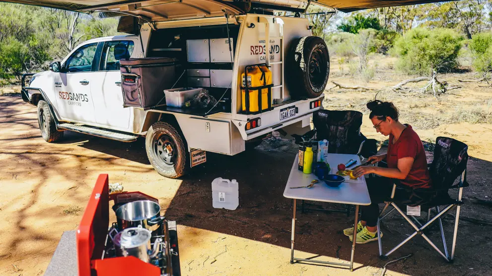 Når I lejer en RedSands autocamper, får I masser af ekstra udstyr med som standard