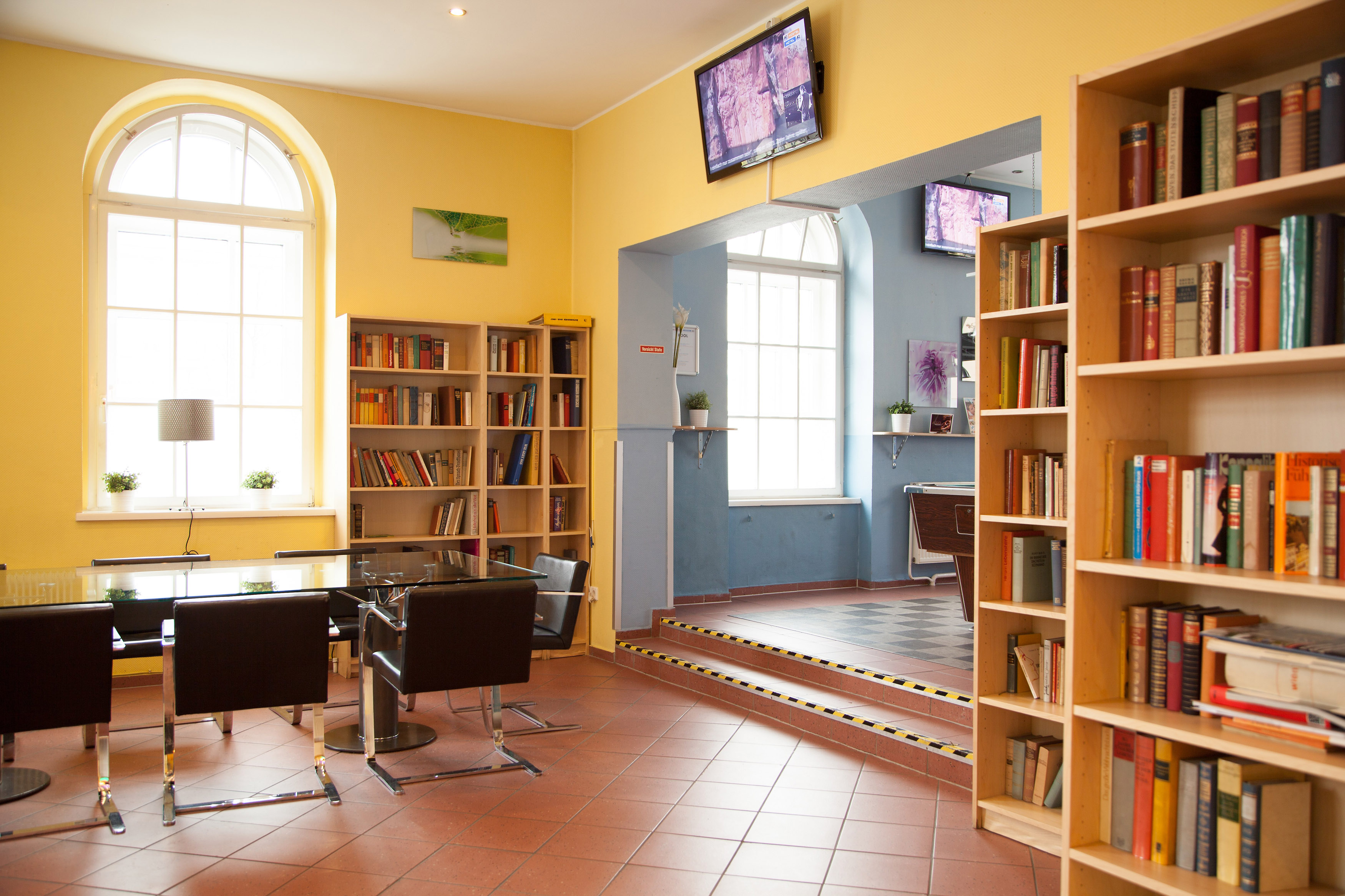 Studietur til Wien, bo på A&O Stadthalle, lobby