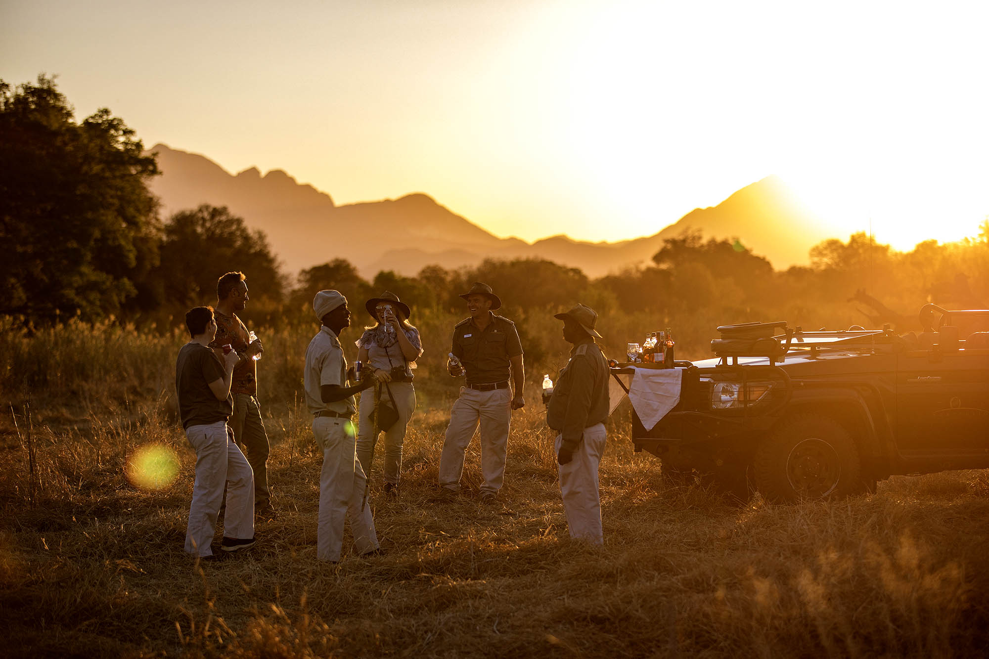 Fantastisk safari i Afrikas landskaber med 4x4-køretøj, truck og på kør selv tur