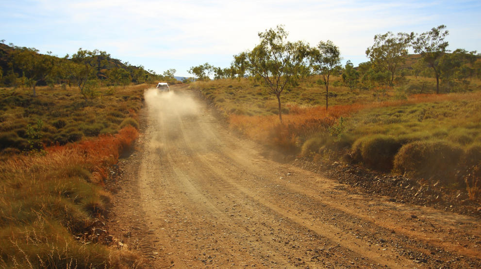 Kørsel i Australiens Outback