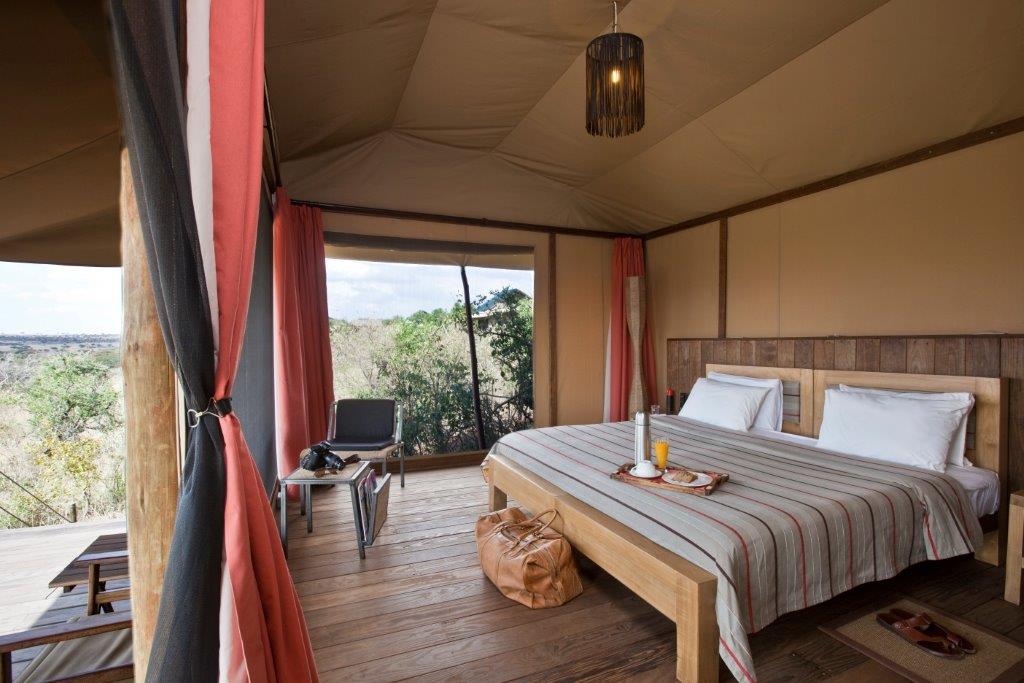 Eksempel på et telt i Eagle View. Foto: Basecamp Explorer