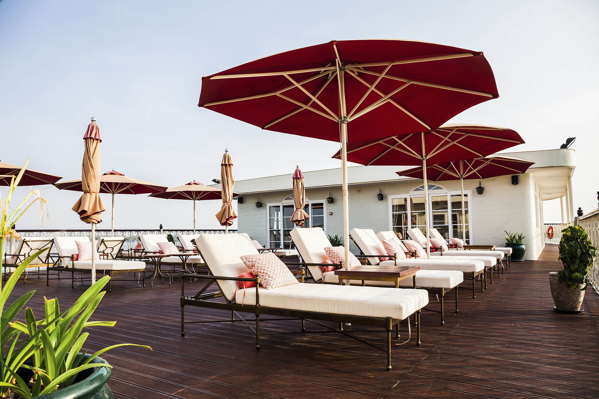 Soldækket på Mekong Navigator