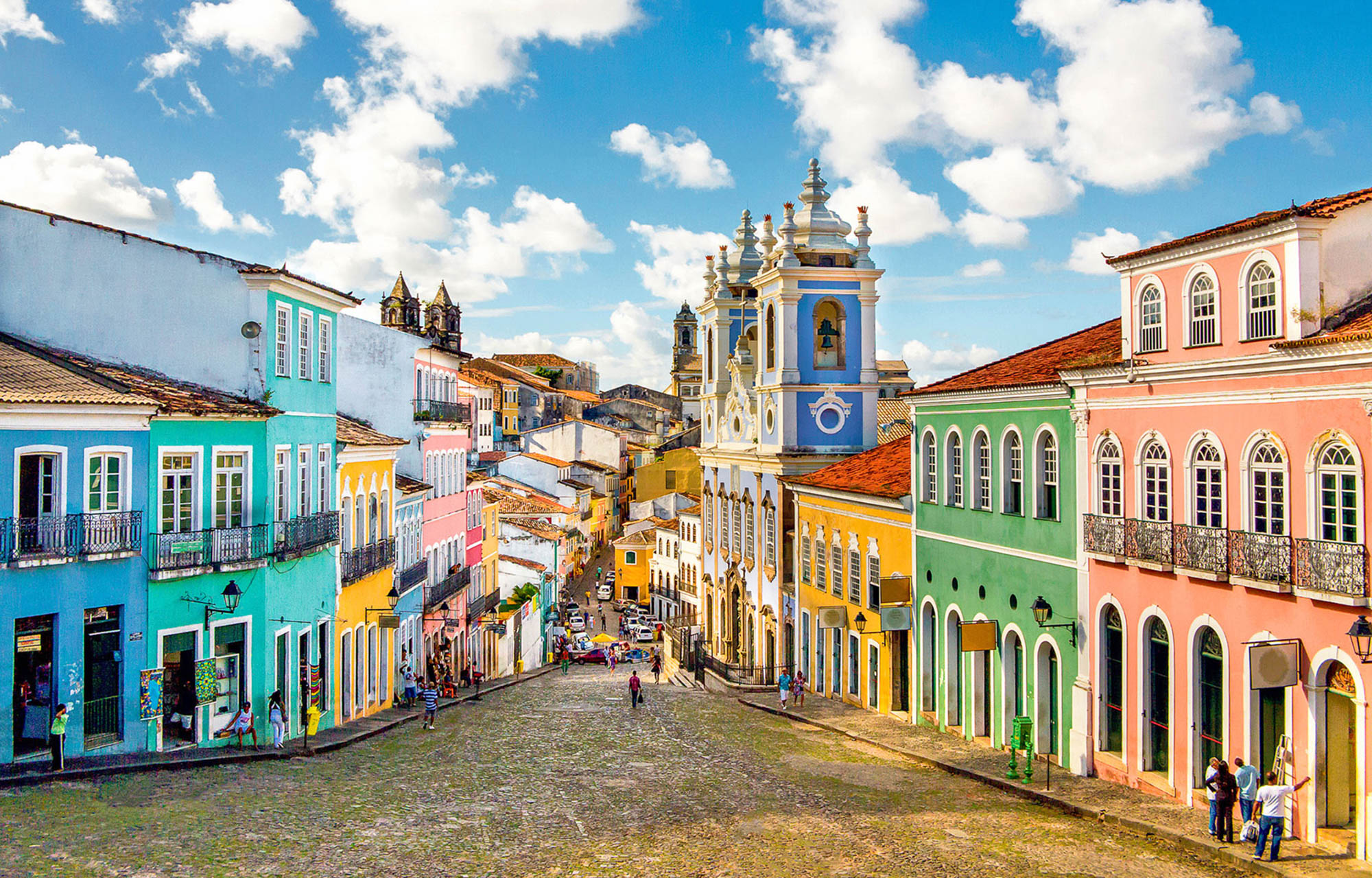 Salvador i Brasilien er en livlig by og fødestedet for flere brasilianske musikstilarter