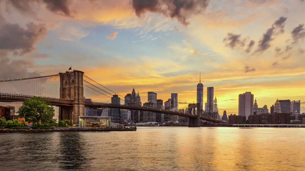 Se den smukke Brooklyn Bridge - Rejser til New York