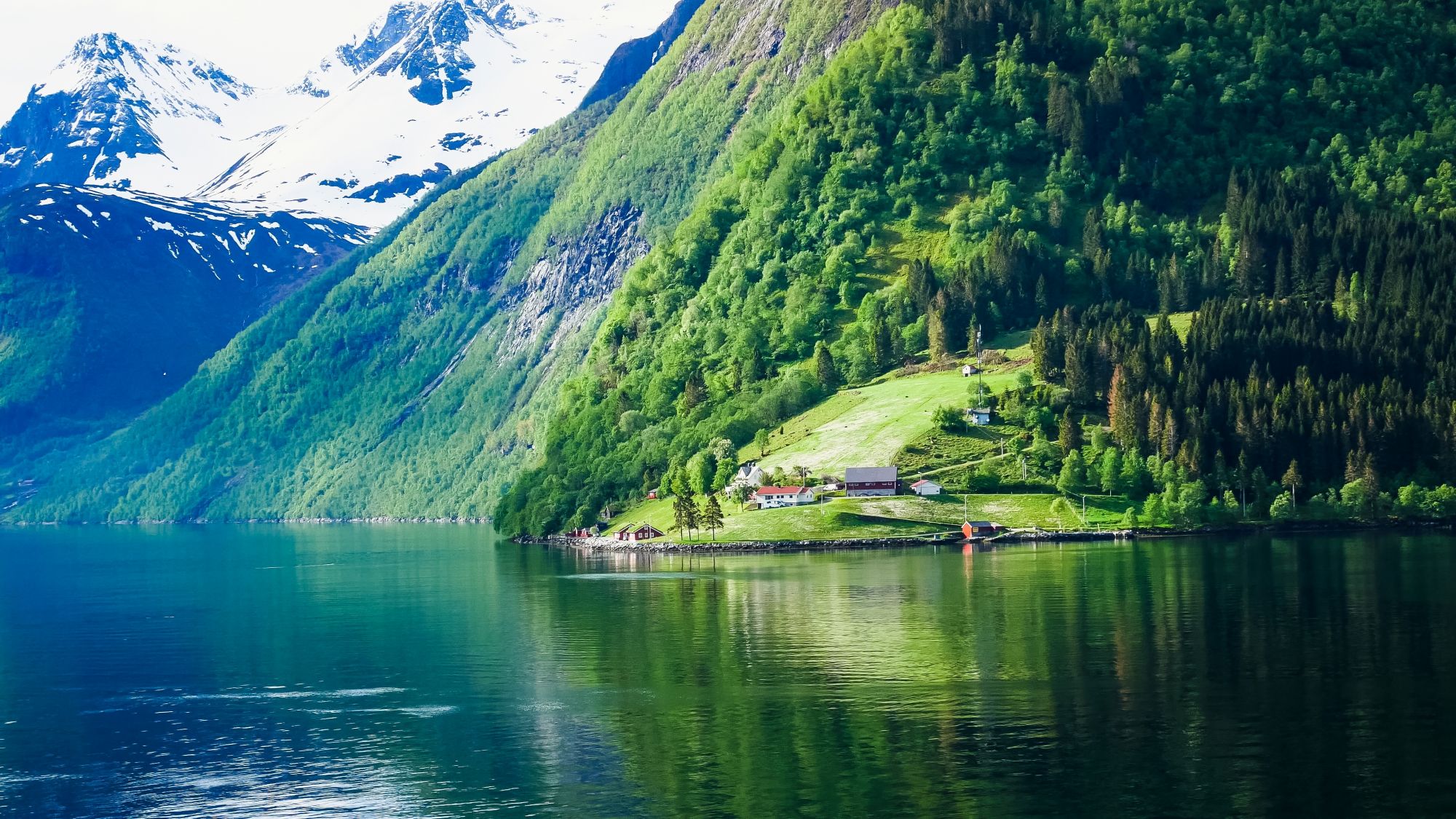 Mærk roen mellem fjeldene i Kvinnheradsfjorden